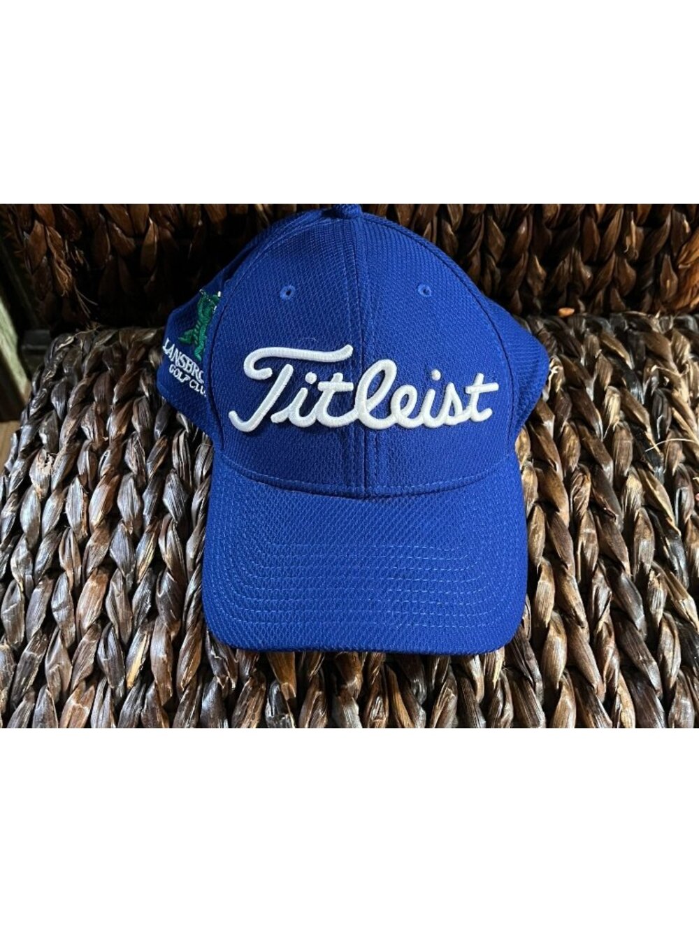 Men’s Titleist Hat New Era Landsbrook Club Gator Patch EUC Medium Large Fitted